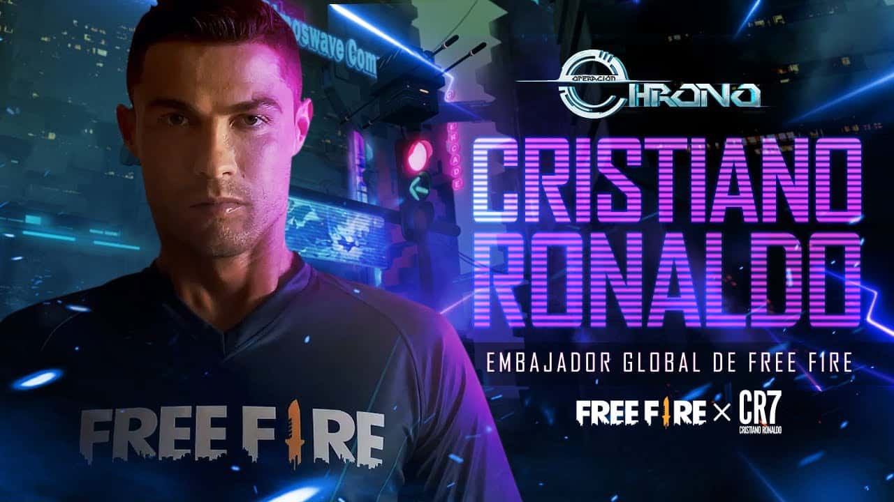 Colaboracion de Cristiano Ronaldo con Free Fire 1