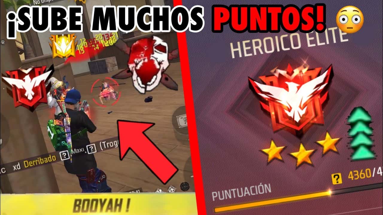 Como mejorar para ser heroico en Free Fire