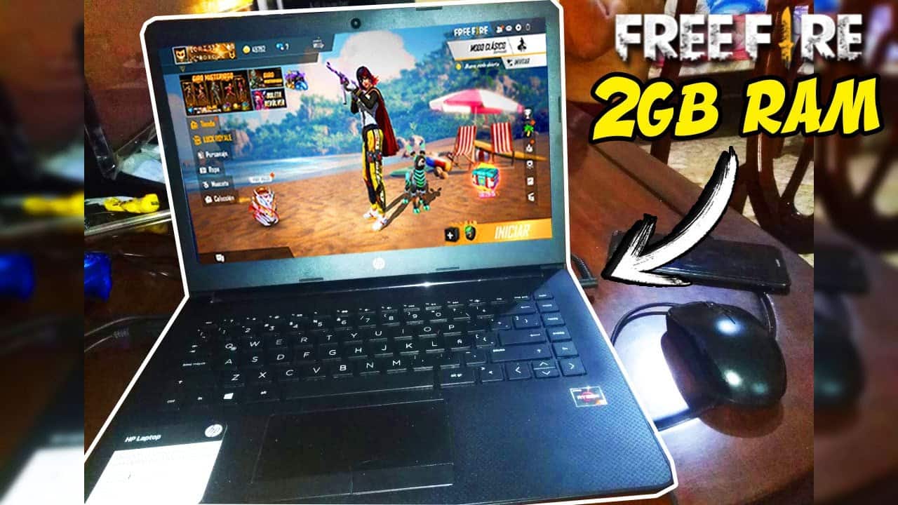 Con que app jugar Free Fire en laptop