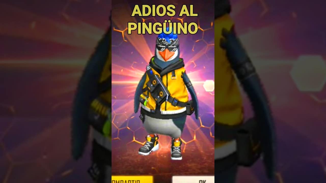 La mascota pinguino de Free Fire