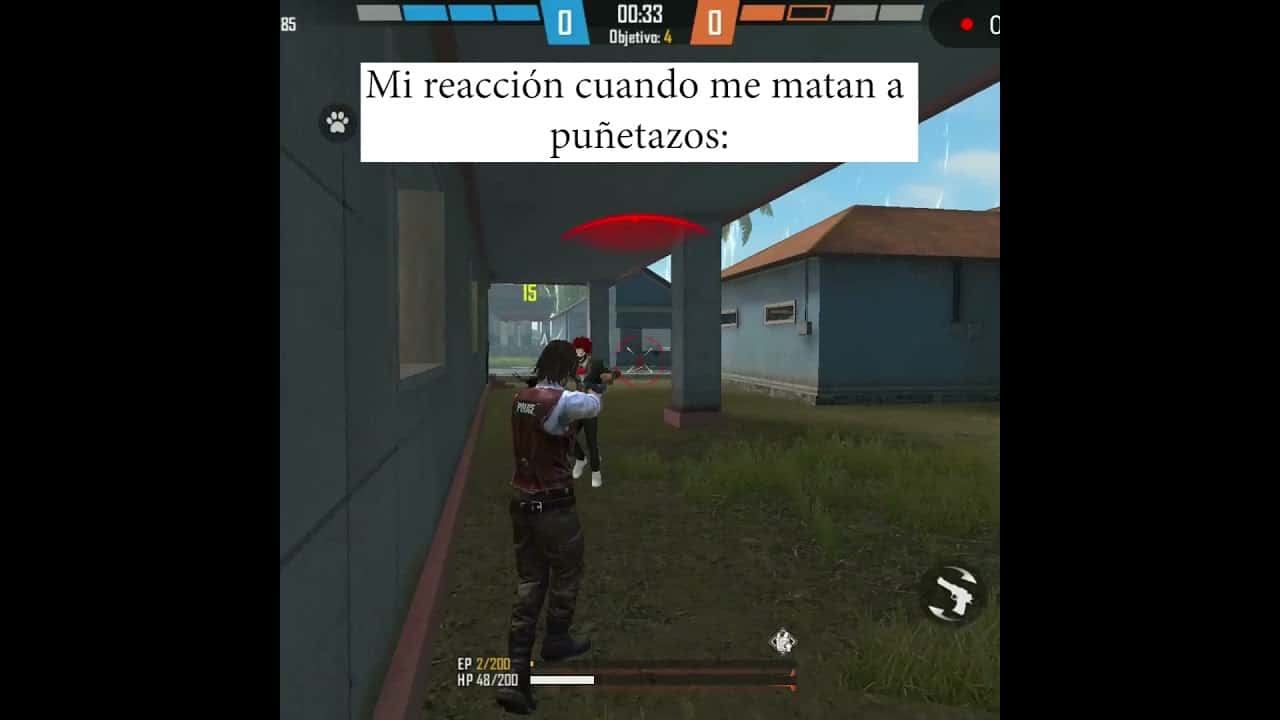 Me mataron a punetazos Free Fire