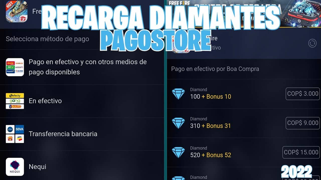 Pagina oficial de Garena para recargar diamantes 1