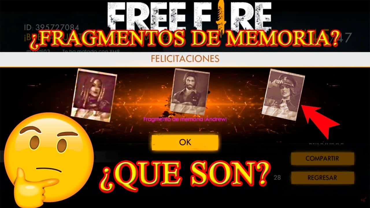 Para que sirve fragmento de memoria Free Fire