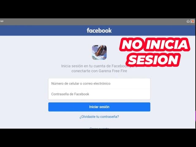 Por que Free Fire no me deja loguearme con Facebook