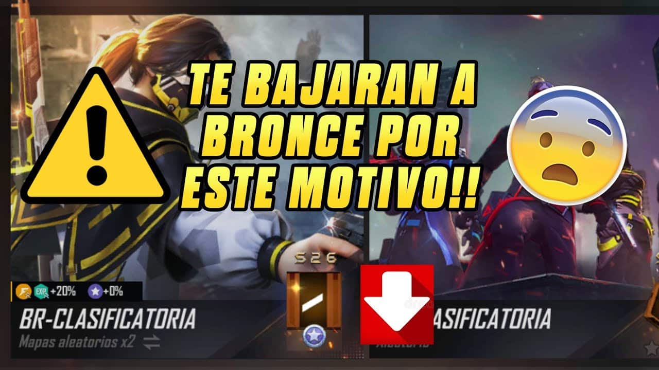 descubre a que rango te bajaran cada temporada en free fire guia completa