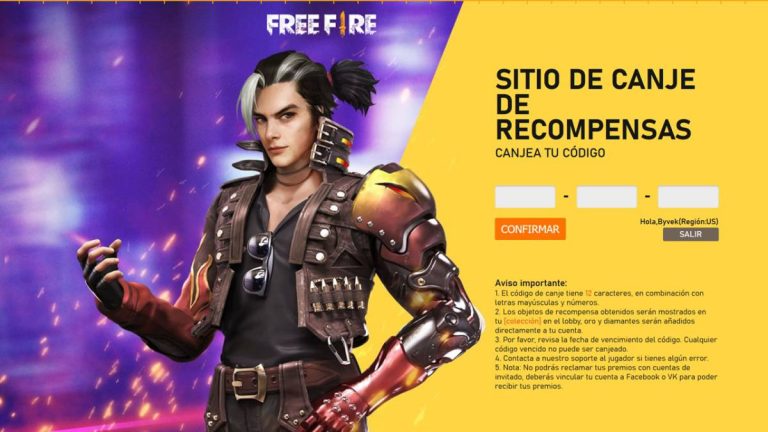 descubre los codigos de canje para free fire en este sitio consigue recompensas exclusivas