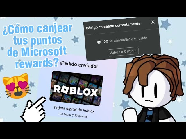 Cómo canjear puntos Microsoft por Robux