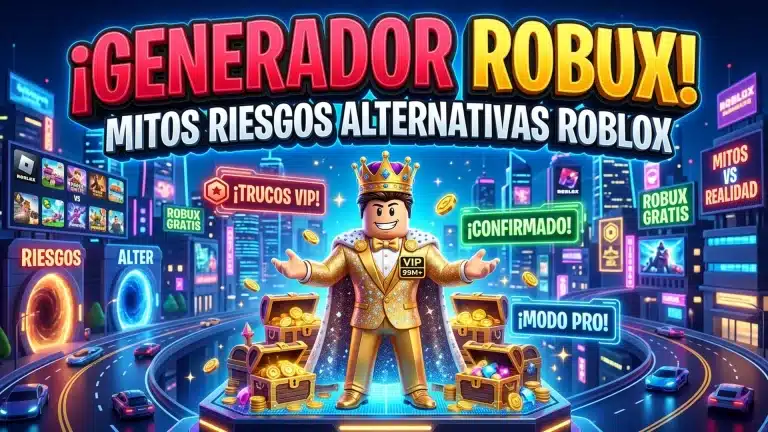 Generador de Robux para Roblox: mitos, riesgos y alternativas